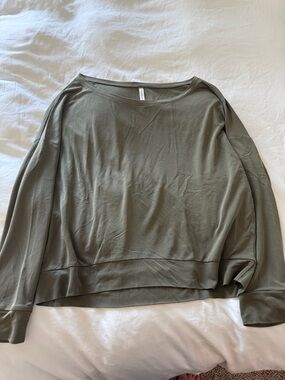 Fabletics Olive Green Women’s lightweight sweatshirt